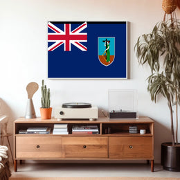 Montserrat Flag Poster