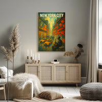 New York City Jazz Vibes Poster