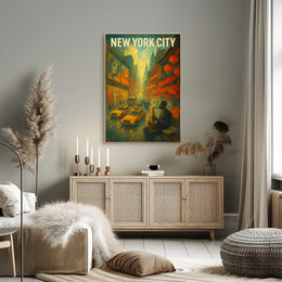 New York City Jazz Vibes Poster