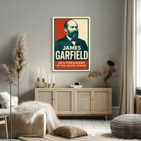 James Garfield 20th President Realism Timeless Poster