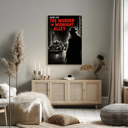 Case #13 The Murder in Midnight Alley Poster PosterGoat