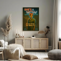 She's a WOW: Empowering Roles of WWII Poster