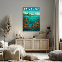 Raja Ampat Explore the Biodiversity of Paradise Poster