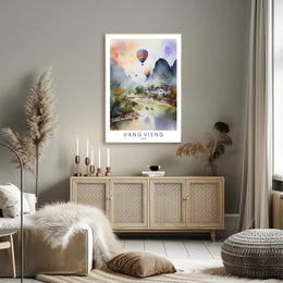 Vang Vieng, Laos Poster PosterGoat