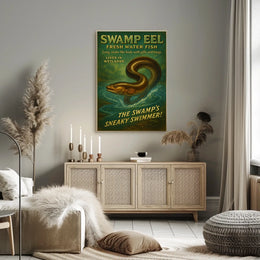 Swamp Eel The Swamps Sneaky Swimmer Poster