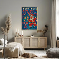North Pole Dance Party Poster