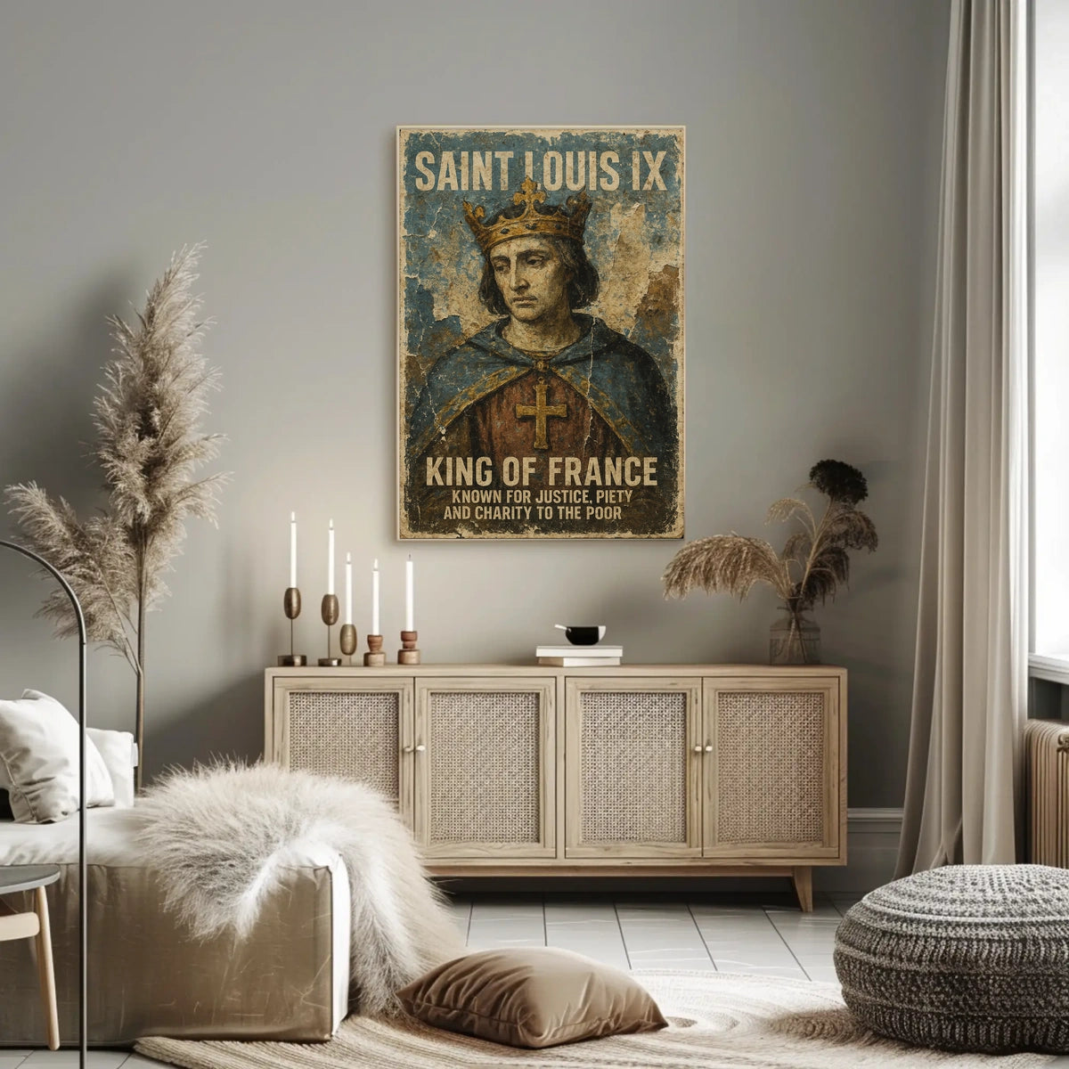 Saint Louis Ix King Of France Poster