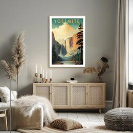 Yosemite National Park Vintage Poster Print