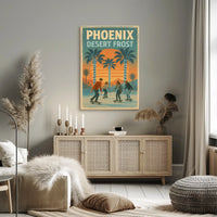 Phoenix Desert Frost Poster