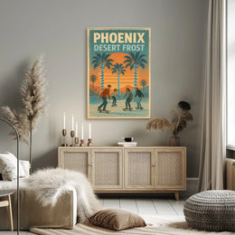 Phoenix Desert Frost Poster