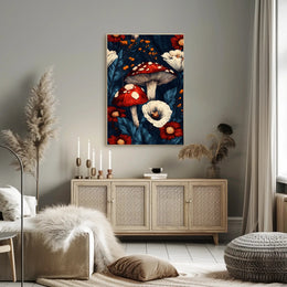 Enchanted Forest Flora Wall Art Print