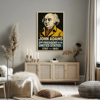 John Adams 2nd President Poster