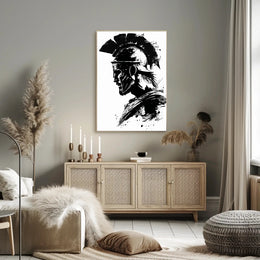 Warrior in Ink Poster PosterGoat