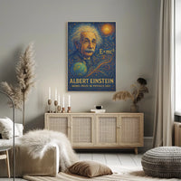 Albert Einstein Nobel Laureate Poster