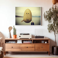 Surreal Lakeside Creature Fantasy or Mythology Poster