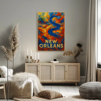 Vibrant New Orleans Poster