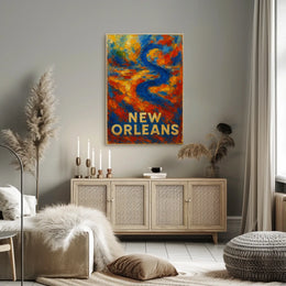 Vibrant New Orleans Poster