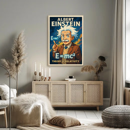 Albert Einstein Theory Of Relativity Poster