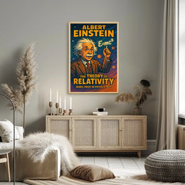 Albert Einstein The Theory Of Poster