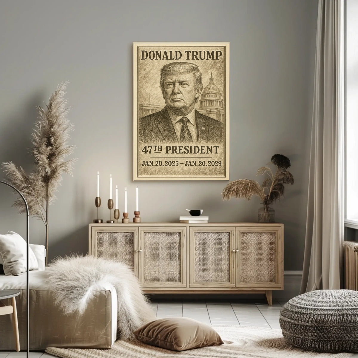 Donald Trump 47th President Poster