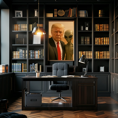 Donald Trump Alien Mars Photo Poster