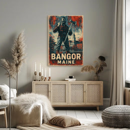 Bangor, Maine Lumberjack Tribute Poster