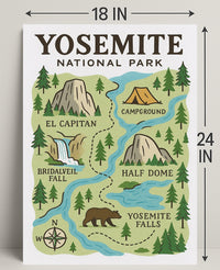 Explore Yosemite National Park Poster PosterGoat
