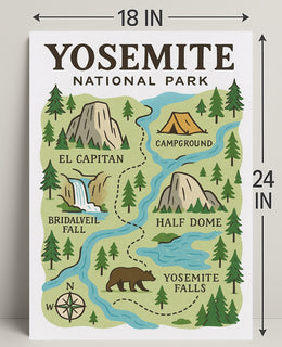 Explore Yosemite National Park Poster PosterGoat