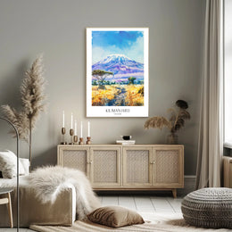 Mount Kilimanjaro in Tanzania Travel Poster PosterGoat