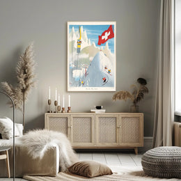 Winter in Switzerland Poster PosterGoat