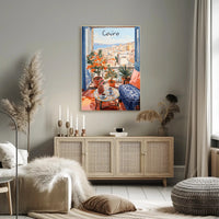 Tranquil Balcony in Cairo Poster