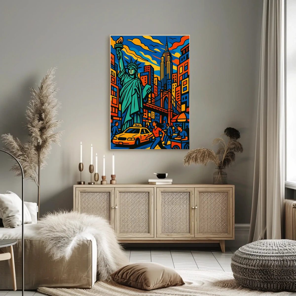 Vibrant New York City Poster