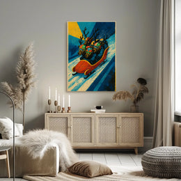 Reindeer Bobsled Adventure Poster