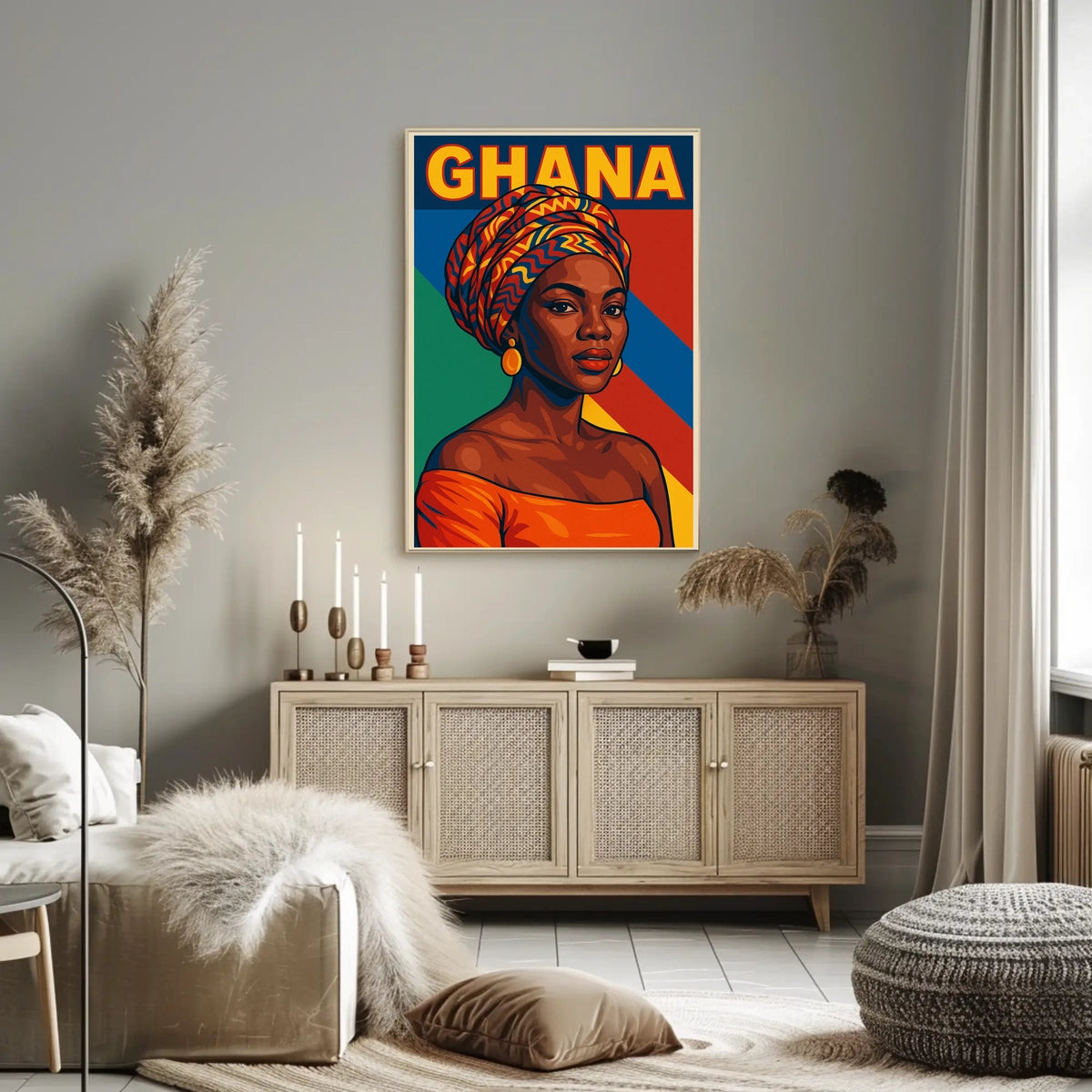 Ghanaian Elegance Poster