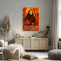 Saint Frances Xavier Cabrini Patron Of Poster