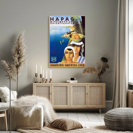 Hapag Mediterranean And Orient Cruises Poster