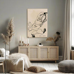 Quirky Character Illustration Poster PosterGoat