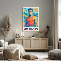 Jim Thorpe Athletic Legend Poster