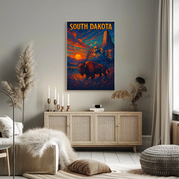 South Dakota Scenic Poster