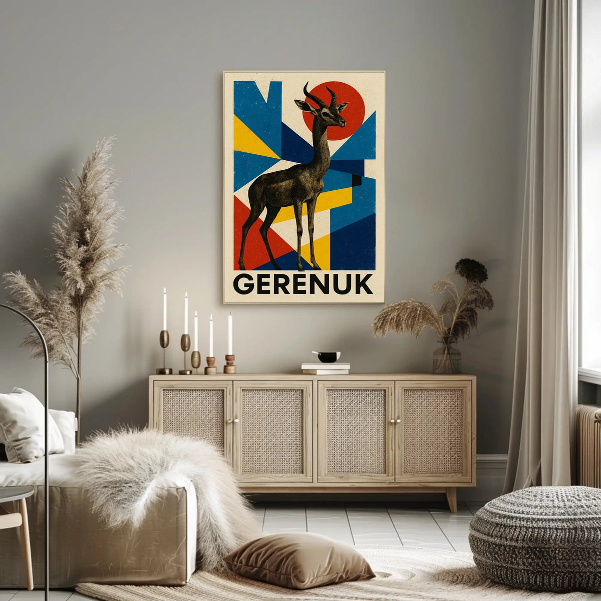 Gerenuk Art Poster