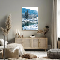 Winter Serenity in a National Park Poster