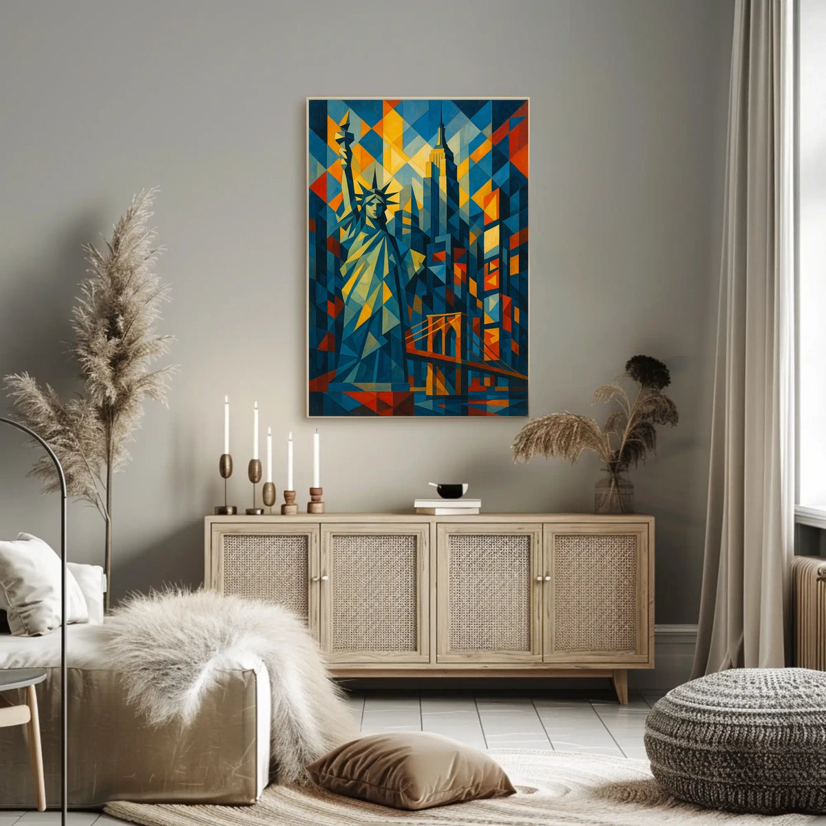 Geometric New York Poster