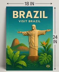 Discover Brazil Poster PosterGoat