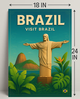Discover Brazil Poster PosterGoat