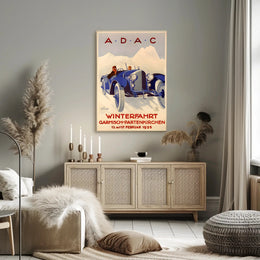 Winterfahrt 1925 Advertisement Poster