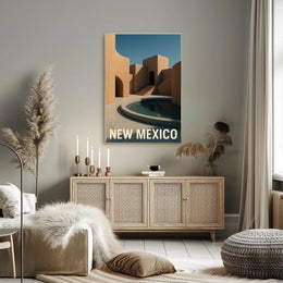 New Mexico Architectural Serenity Poster