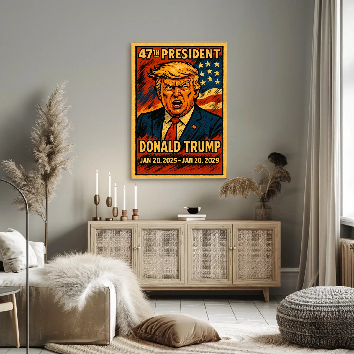 Donald Trump Visionary American Leader Poster