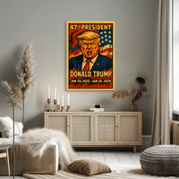 Donald Trump Visionary American Leader Poster