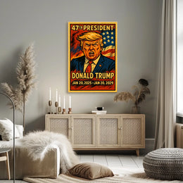 Donald Trump Visionary American Leader Poster