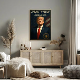 Donald Trump 47th President Political or Propaganda Poster PosterGoat